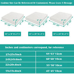 Housse de coussin avec fermeture éclair facile à installer