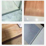 joint transition auto adhésif beige noir gris brun clair aspect bois moderne epaisseur 3cm