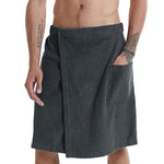 serviette toilette gris blanc bleu marine poche élastique absorption rapide coton polyester moderne