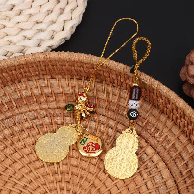 décoration ornement suspendu bijoux sac traditionnel motifs géométriques texte chinois ornement porte bonheur festive