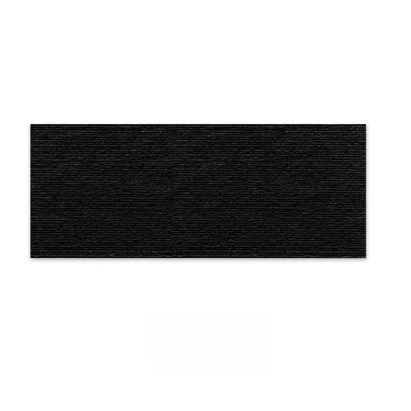 tapis d'escalier rayures horizontales gris moderne antidérapant polyester adhésif extérieur lavable 80cm