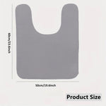 tapis toilette gris noir bleu marine velours moderne absorbant antidérapant salle bain grande taille