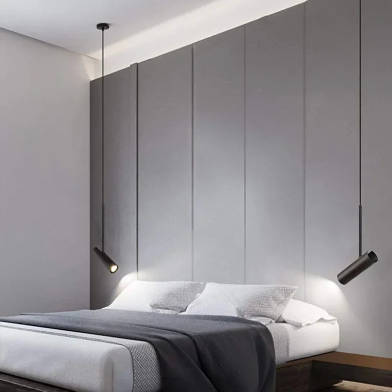 lampe suspendue moderne minimaliste noir ampoule led g10 remplaçable flux lumineux 249 2000