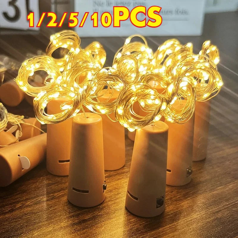 guirlande lumineuse blanc chaud fil cuivre moderne adhésif led noël 20 50 têtes