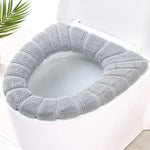 coussins abattants toilettes texturés bleu clair gris beige rose vert menthe opalescents élastiques