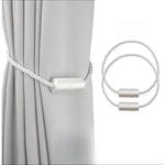 anneaux rideau tissu chanvre beige modernes fixations vis 12.7cm 50cmextérieur décoration robustes élégants