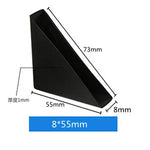 protector angle table noir anti collision adhésif moderne sécurité bébé