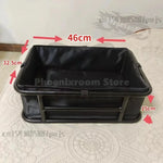 panier vélo noir robuste étanche filet transparent intérieur rembourré acier fixations porte bagage