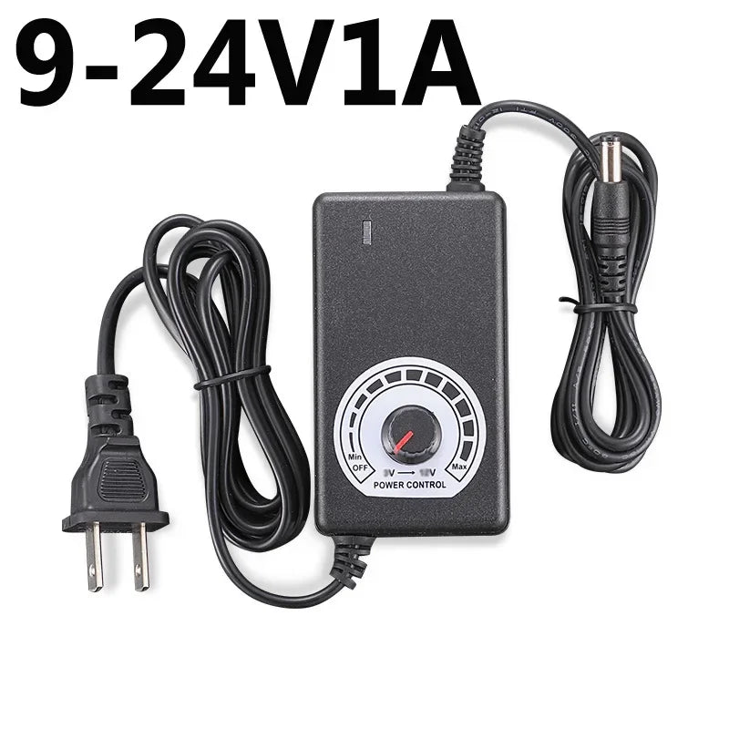 adaptateur électrique réglable tension sortie 3v 12v 24v entrée ac 100v 240v certification rohs