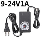 adaptateur électrique réglable tension sortie 3v 12v 24v entrée ac 100v 240v certification rohs