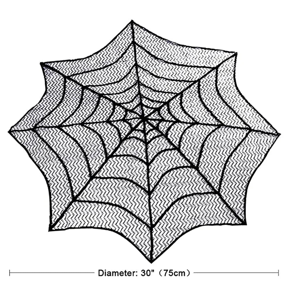 rideau halloween noir toile d'araignée chauves souris imperméable réutilisableextérieurintérieur