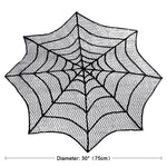 rideau halloween noir toile d'araignée chauves souris imperméable réutilisableextérieurintérieur