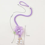 ruban fenêtre fleuri décoratif violet noir blanc rose vert élégant multifonction fixe