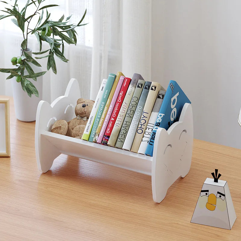 étagère livres enfant sourires blanc moderne rangement chambre książki montessori