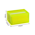 boîte mouchoirs transparente acrylique moderne maison table manger décoration intérieure