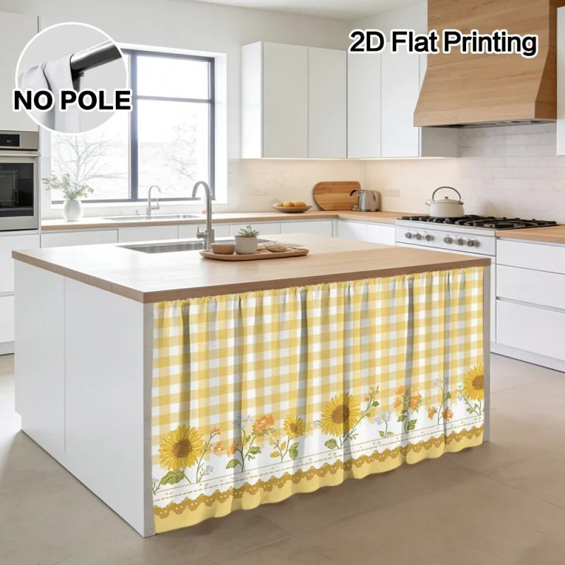 rideau moderne jaune carreaux adhésif intérieur extérieur blanc gris clair tournesol