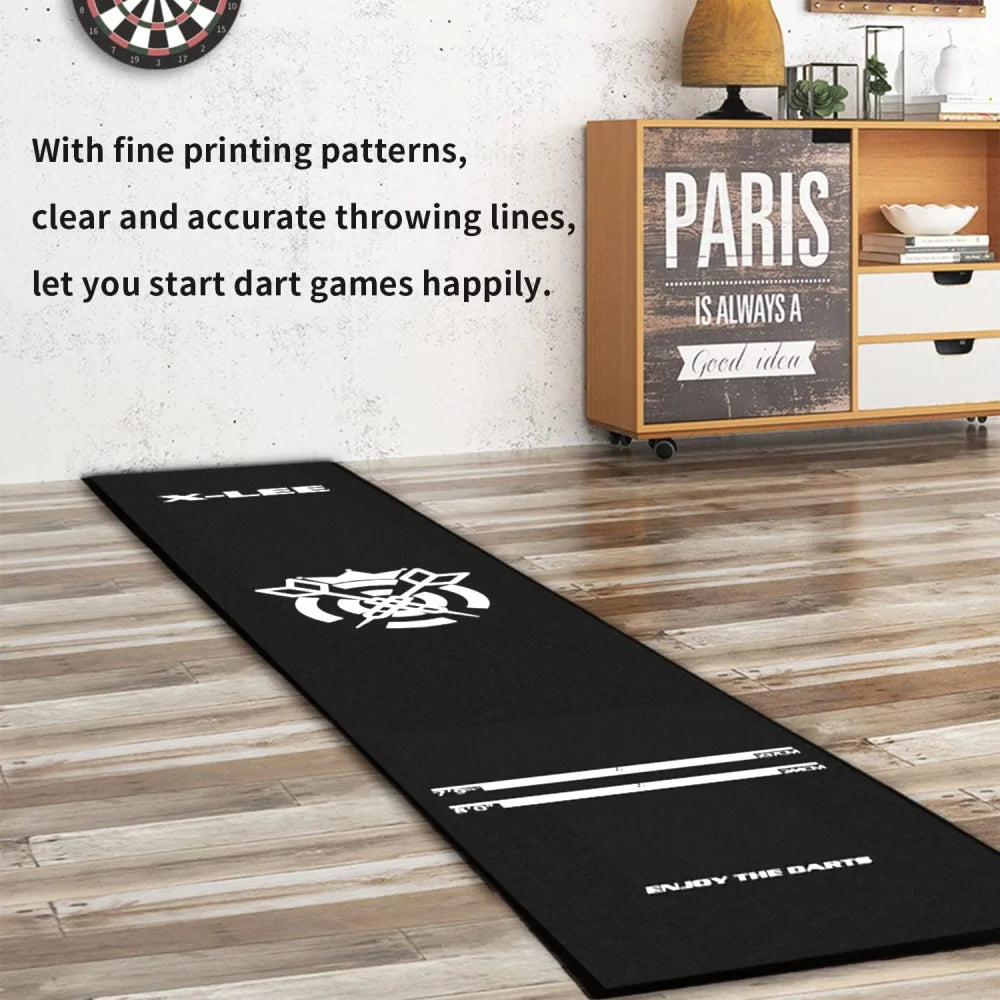 tapis jeu fléchettes antidérapant polyester durable intérieur extérieur blason Enjoy The Darts dartboard