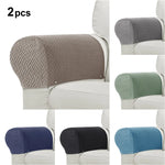 protège accoudoirs fauteuil tissé motifs géométriques gris moderne eyelets intérieur automne hiver