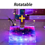 lampe décorative croix arc ciel livre bible lumineuse moderne rotation réglage lumière