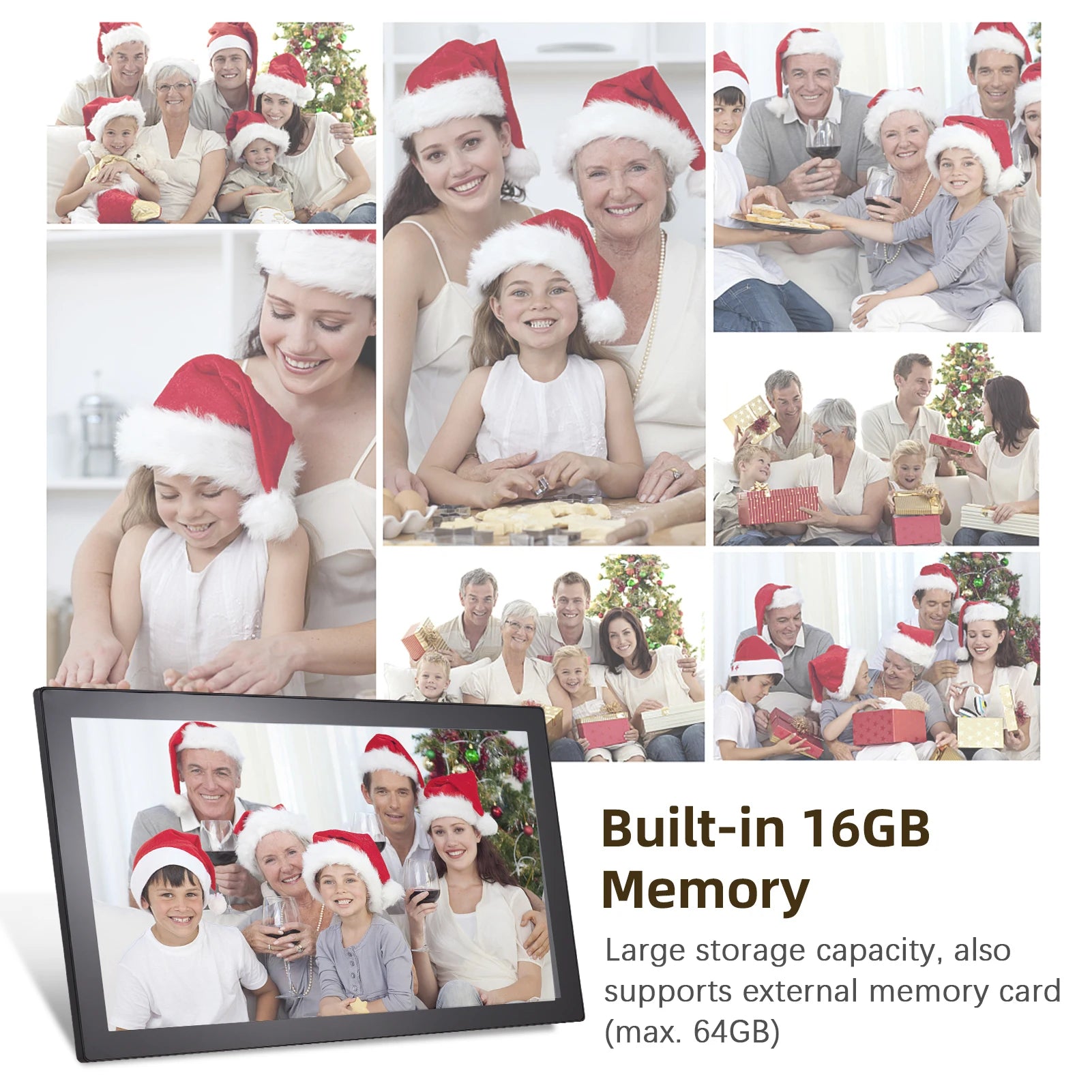 Écran IPS Full HD du cadre photo numérique Ombre Interieur