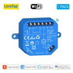 interrupteur module commutation rideau intelligent bleu moderne technologie contrôle vocal google alexa