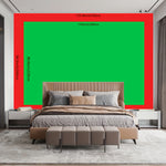 tapisserie murale moderne abstraite pop art graphique multicolore décoration intérieure bohème salon chambre