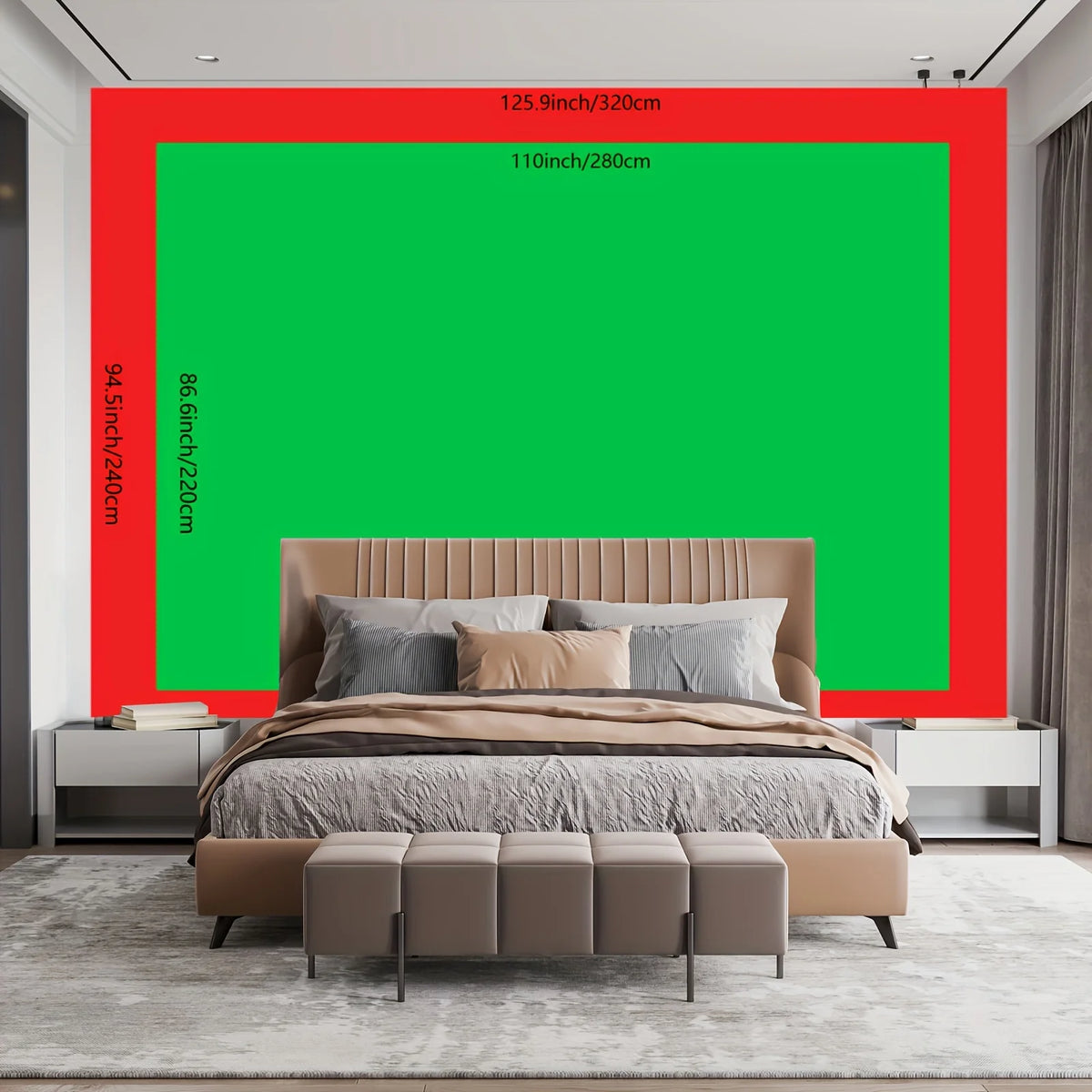 tapisserie murale moderne abstraite pop art graphique multicolore décoration intérieure bohème salon chambre