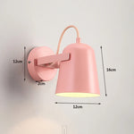 lampe murale led moderne rose gris blanc noir vert chambre cuisine salle manger étude
