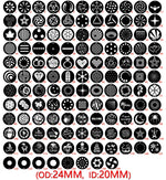 disque tampon noir géométrique moderne éclairage scène dj discothèque fond photo
