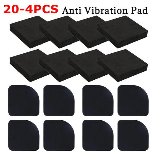 tapis anti vibration feutre noir absorbe vibrations adhésif stable silencieux moderne électroménager machine laver