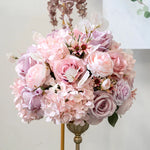 Fleur artificielle rose en soie pour intérieur