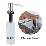distributeur savon liquide main moderne noir cuivre bronze rouge minimaliste fixations bouteille 500ml