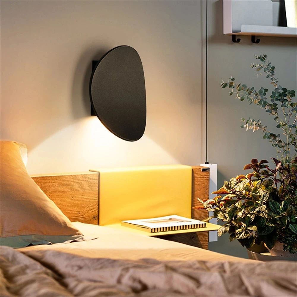 applique murale moderne led noir blanc doré fixée mur flux lumineux 249 2000 aluminium