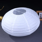 lanterne moderne blanche plissée opaque événements decoration suspendue câble