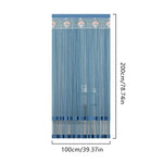 rideau gris beige rose bleu broderie florale transparent moderne ruban porte tissu polyester