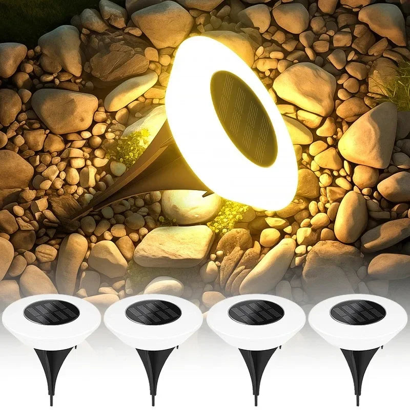 lampe solaire extérieure led étanche ip65 blanc moderne minimaliste fenêtre noire centralisée jardin allée