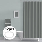 rideau douche waffle moderne minimaliste beige vert gris blanc 12 métalliques opacité variable