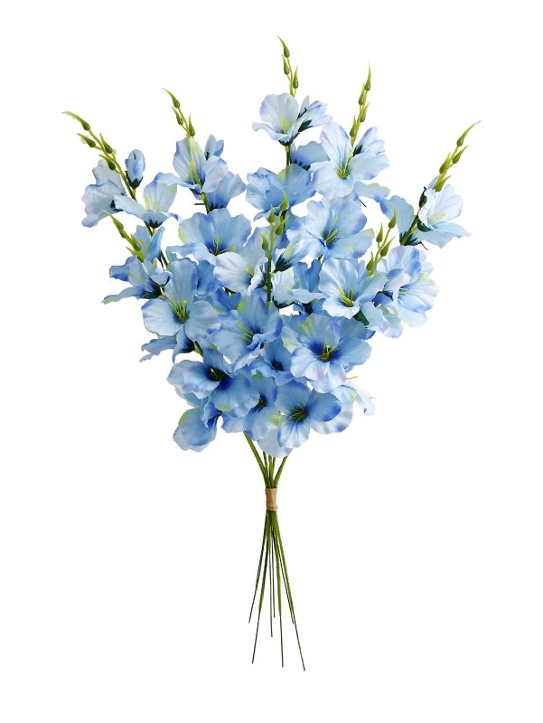 décoration intérieure moderne bouquet artificielle violet blanc orange jaune bleuclair minimaliste vase lampe diffuseur