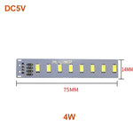 bande led 5v blanc blanc chaud diodes modernes 12w 5w 4w sans filaire 20cm