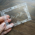 autocollants transparents personnalisables adhésifs textes imprimés modernes ensembles étiquettes variées dimensionsscrição
