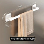 porte serviettes mural adhésif gris moderne rangement salle bain support serviettes fixations sans perçage