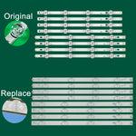 bande lumineuse led blanc moderne clips fixations télévision remplacement original
