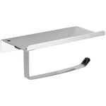 porte rouleau papier toilette acier inoxydable argenté moderne adhésif sans perçage double rouleau support