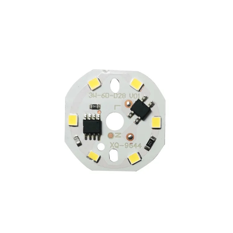 plaque led circulaire moderne blanc rgb diodes haute tension module éclairage intérieur décoration maison