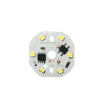plaque led circulaire moderne blanc rgb diodes haute tension module éclairage intérieur décoration maison