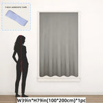 rideau occultant polyester texturé moderne adhésif opaque beige gris noir chambre coucher