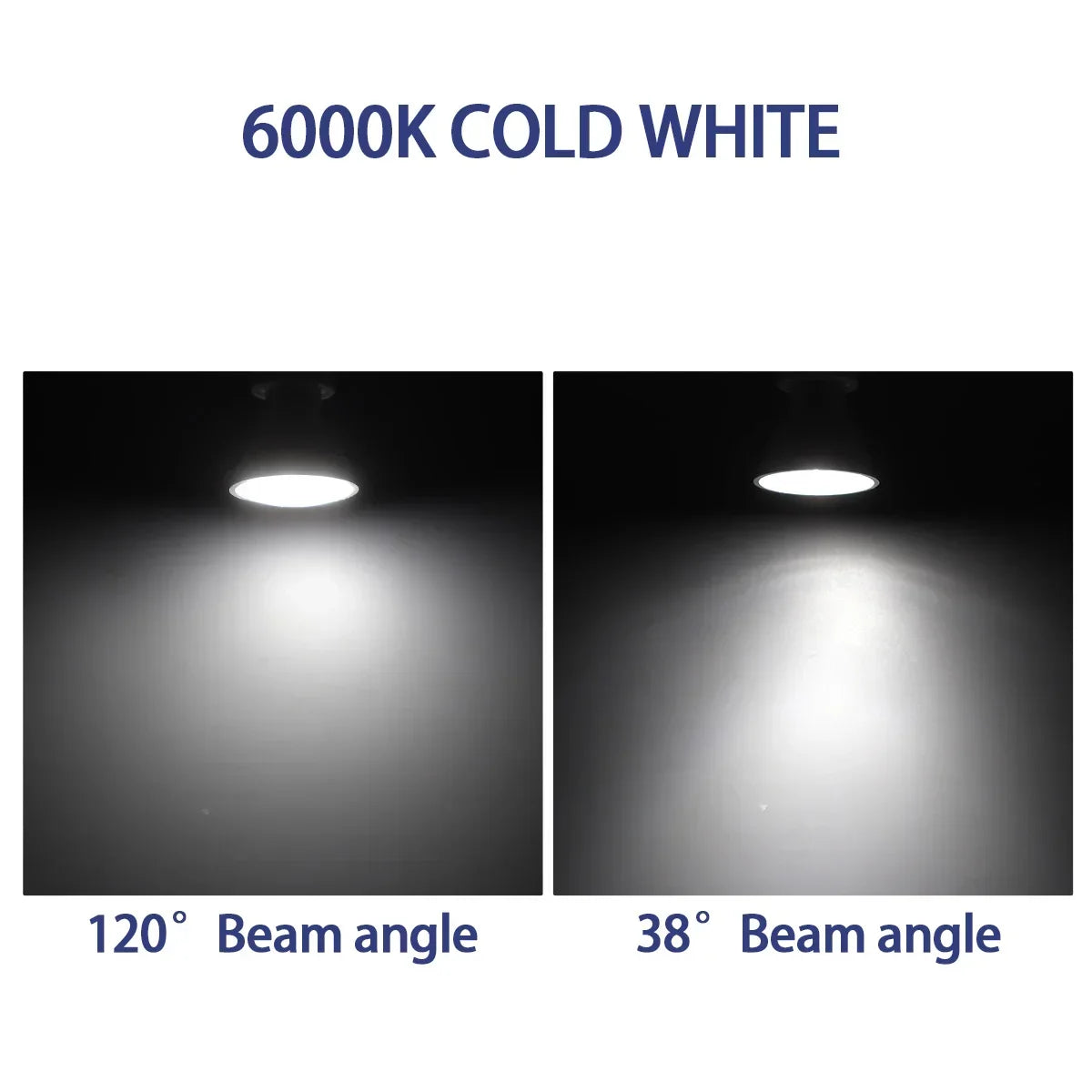 ampoules led gu10 9w blanc chaud 6000k moderne salon 3000k 4000k 25000h
