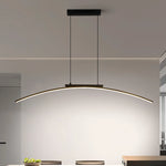 suspension lumineuse moderne minimaliste noir blanc réglable luminosité LED économique