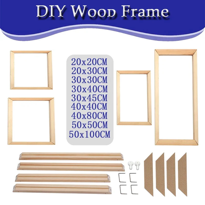 cadre bois minimaliste modernes 20x20cm 20x30cm 20x40cm 30x30cm 30x40cm 30x45cm 40x40cm 40x80cm 50x50cm 50x100cm