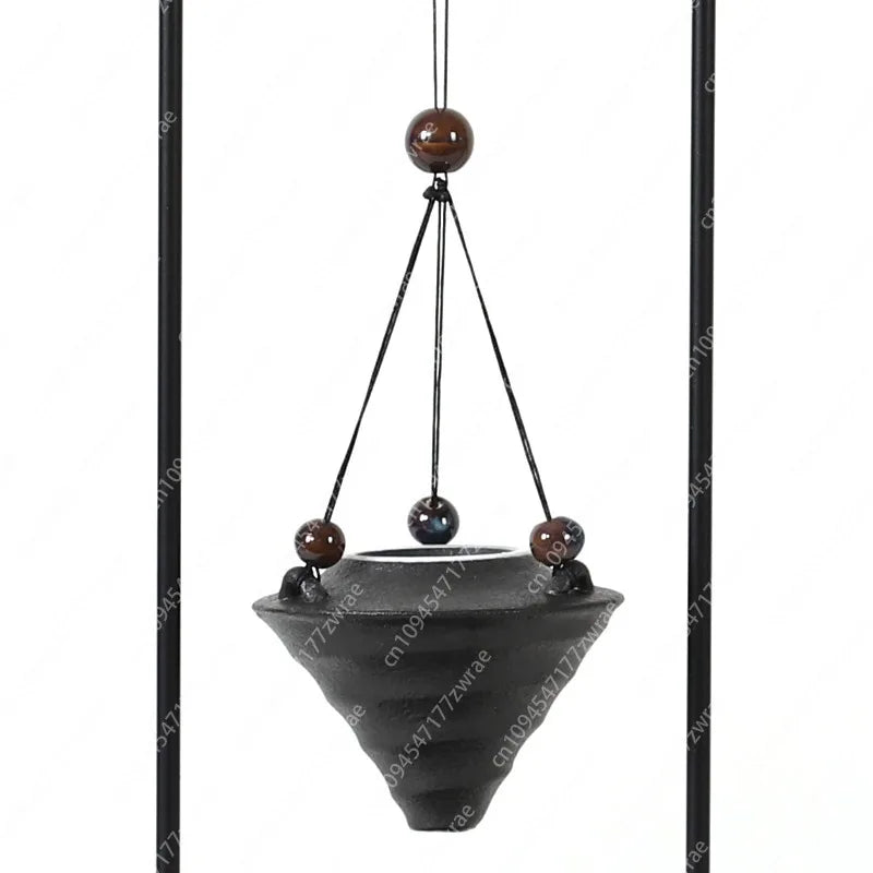 pendule noir classique décoratives chaîne matériau plastique tringle fixée salon chambre decoration armoire vin